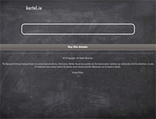 Tablet Screenshot of kartel.ie